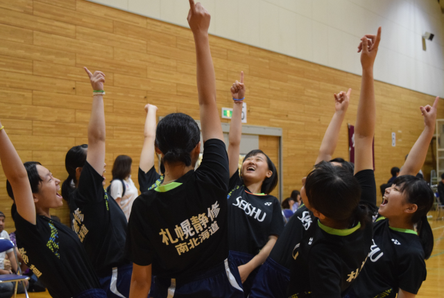 バドミントン部 クラブ活動 スクールライフ 札幌静修高等学校 全日制普通科とユニバーサル科の私立高校