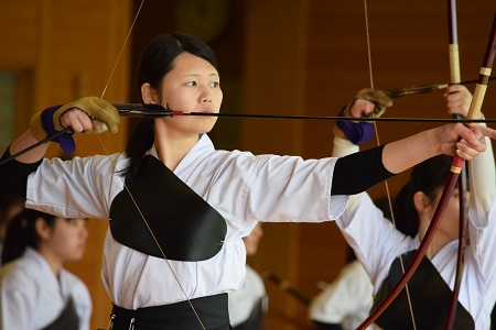 弓道部 クラブ活動 スクールライフ 札幌静修高等学校 全日制普通科とユニバーサル科の私立高校