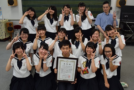 全日本吹奏楽部コンクールで「金賞」を受賞！